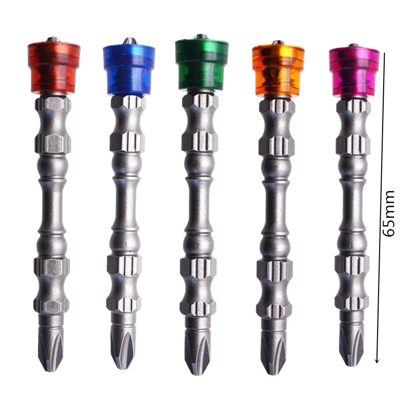 65mm Double end screwdriver head with magnetic ring positioning S2 material  PH2 screwdriver head